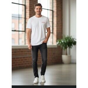 Birddogs T Shirt Mens Large Short Sleeve Stretch Graphic White